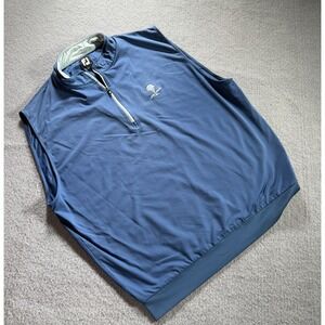 Footjoy Windbreaker Vest Mens‎ Size XL Blue Golf Stretch Ranch Santa Fe